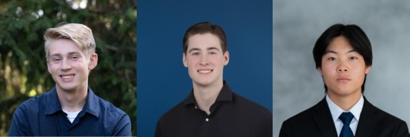 Ethan Gay, Camden Robertson, and Morimichi Kawasaki